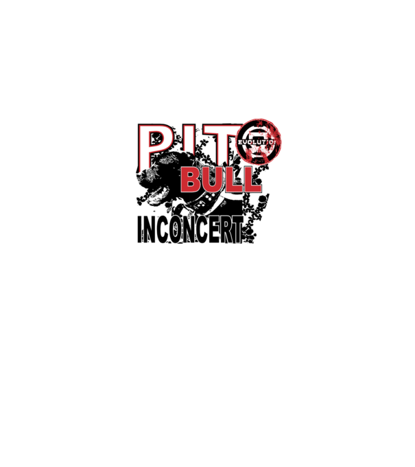 Pitbull 3 minta fehér pólón