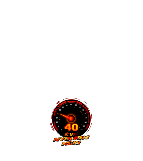 Nyomom neki 40 éve minta sötétkék pólón