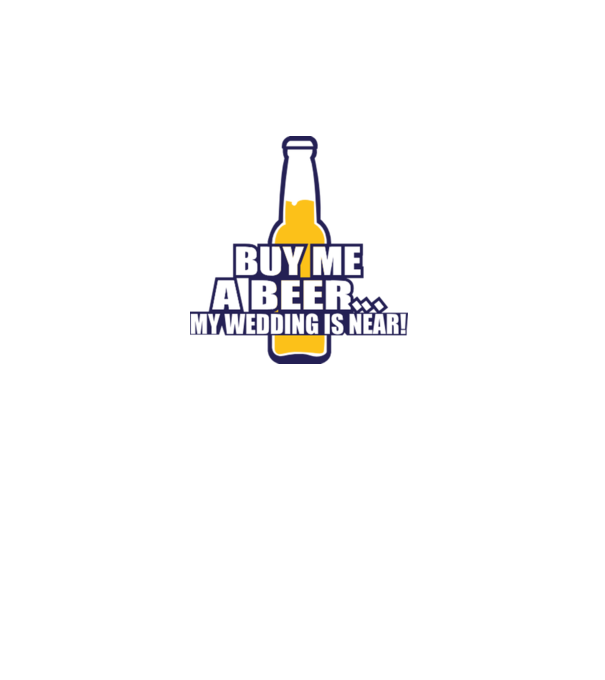 buy me a beer minta fehér pólón