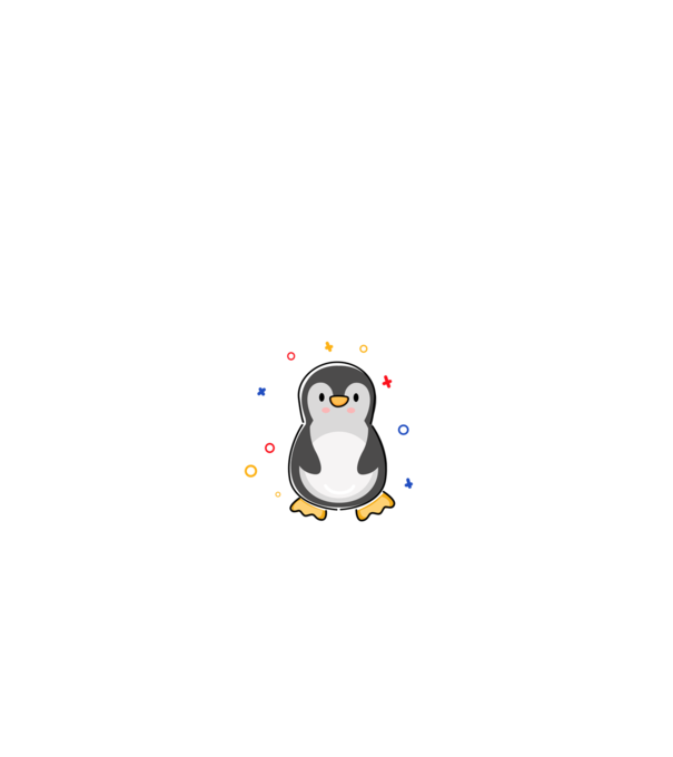 Just a girl who loves Penguins white minta fekete pólón