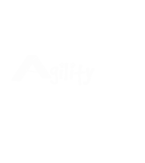 Agility felirat minta fekete pólón