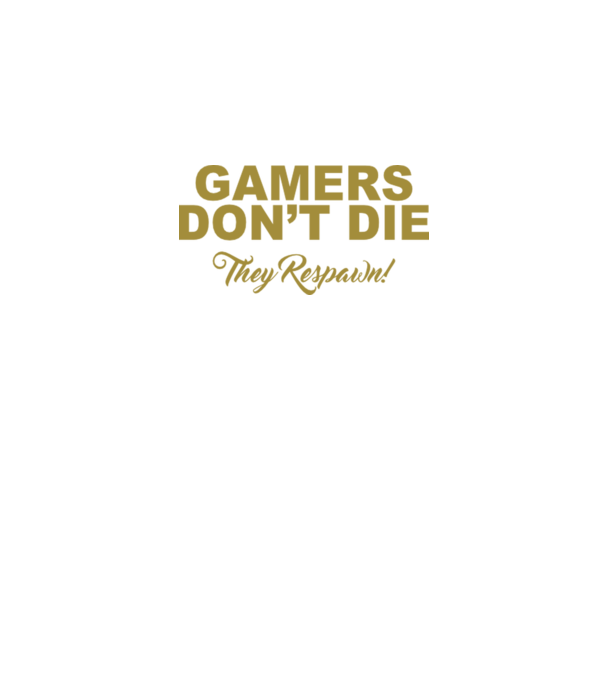 Gamers don't lie minta fekete pólón