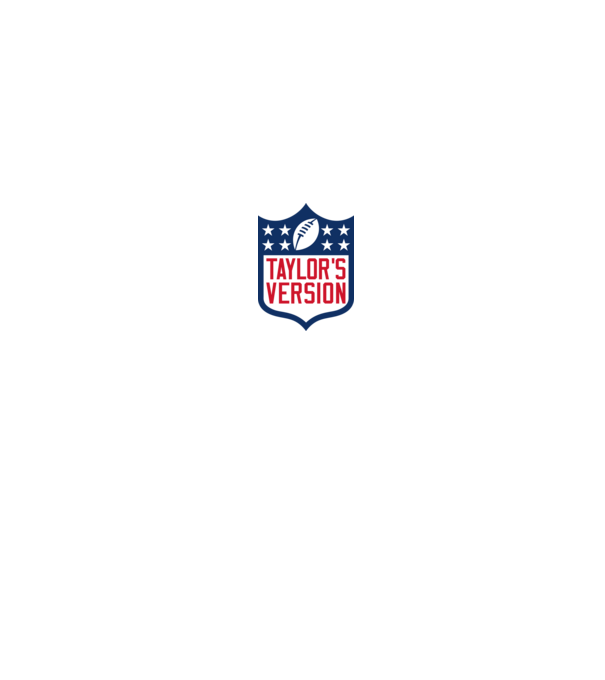 Taylor Swift football logo minta fehér pólón