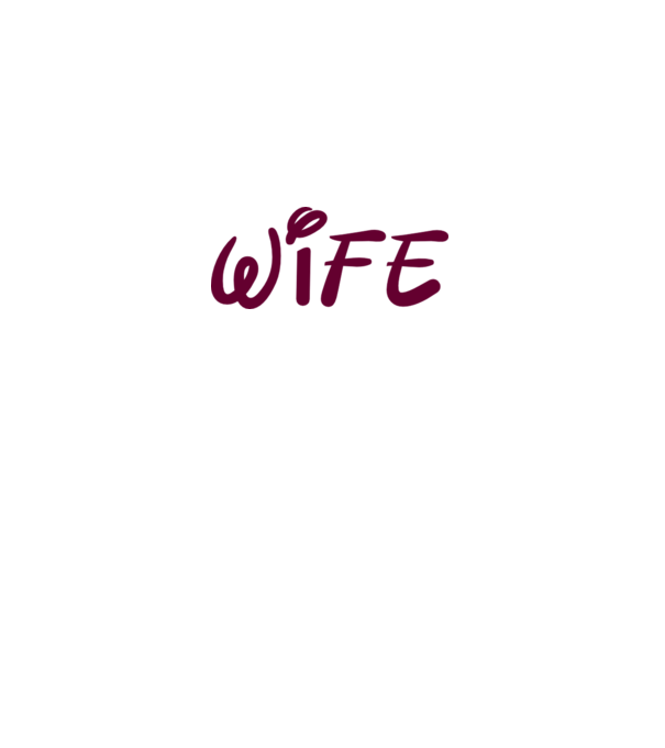 Wife minta rózsaszín pólón
