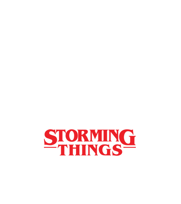 storming things - area 51 minta sötétkék pólón