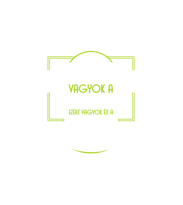 Büszke vagyok a szakmámra DJ minta fehér pólón