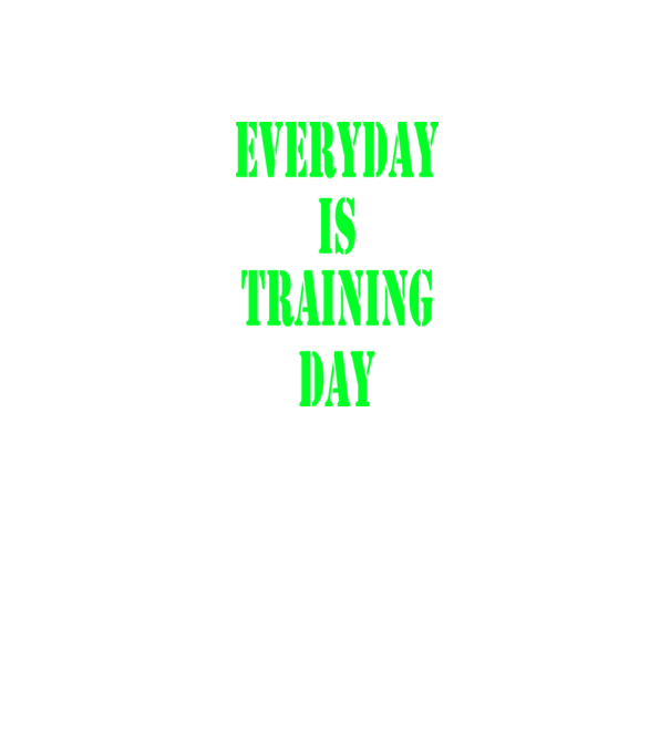 TRAINING DAY minta fekete pólón