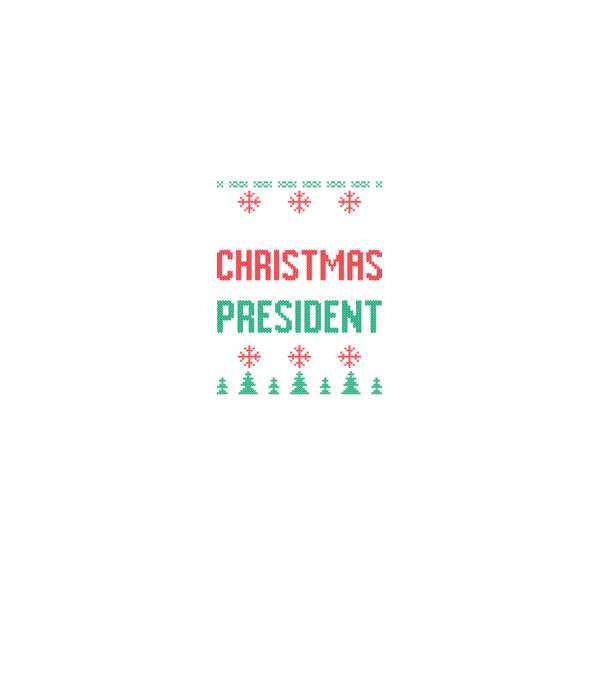 All I want for christmas - is a new president minta fekete pólón