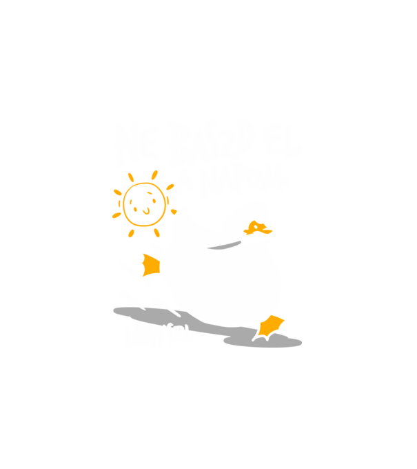 Ne baszd el a napom kacsa minta fehér pólón