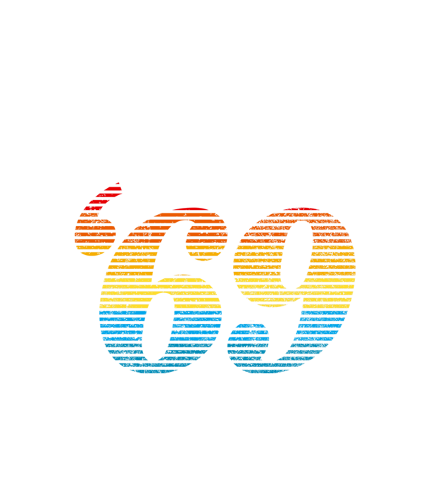 Retro születésnap 1969 minta fekete pólón