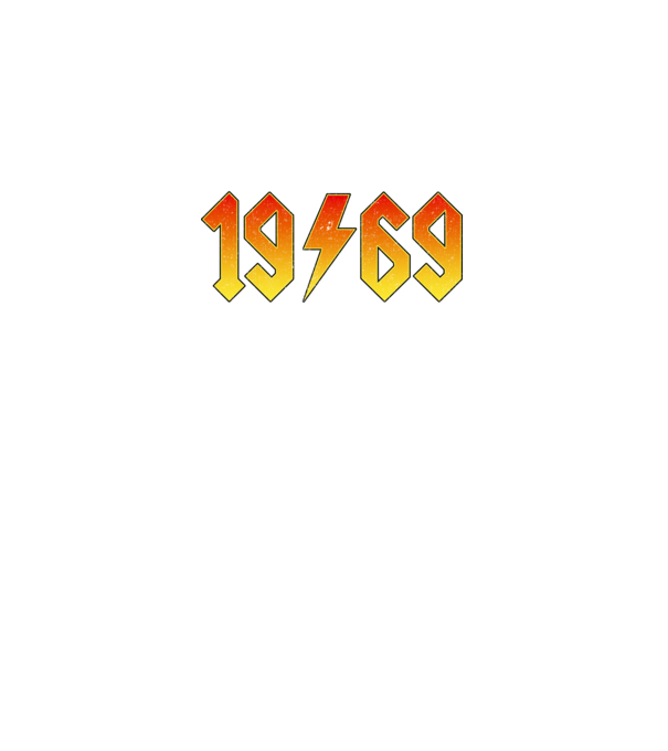 Rock születésnap 1969 Április minta sötétszürke pólón