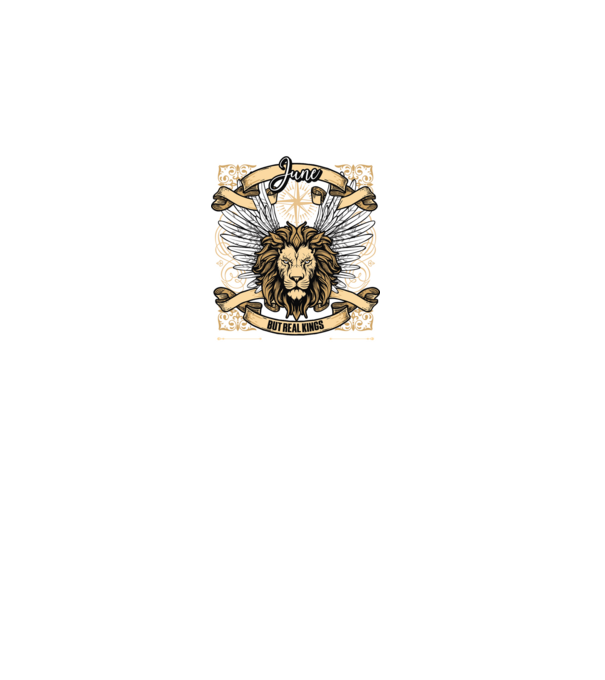 KINGS ARE BORN 1975 - JÚNIUS minta fekete pólón