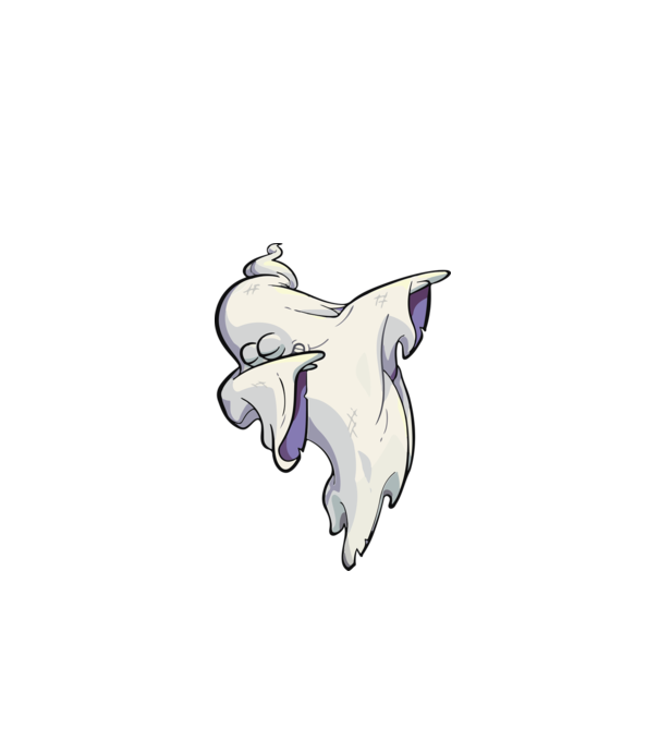 Dab ghost minta fekete pólón