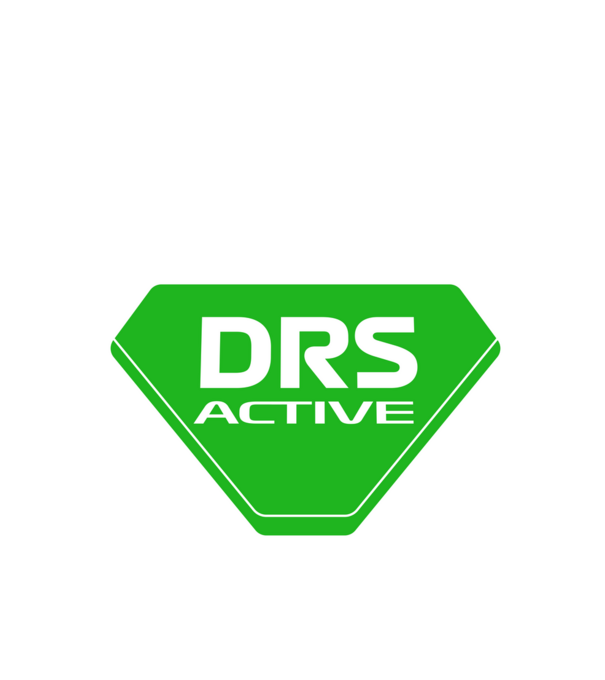 DRS ACTIVE minta fekete pólón