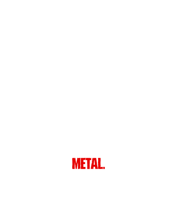 Eat sleep METAL repeat minta sötétkék pólón