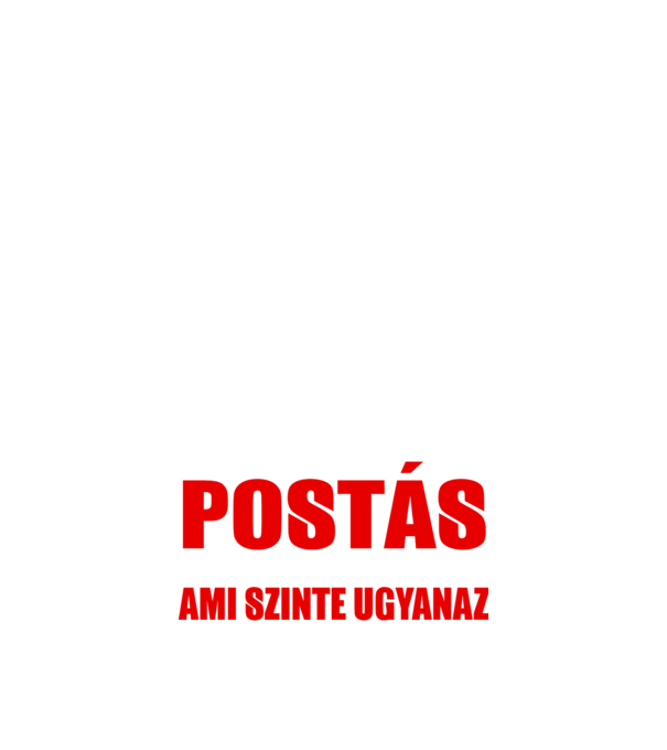 Nem Szuperhős - POSTÁS minta sötétkék pólón