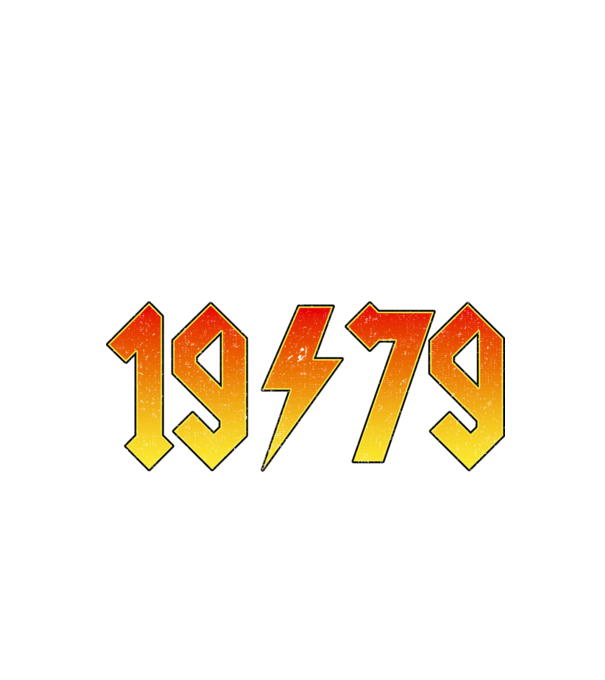 Rock születésnap 1979 Október minta királykék pólón