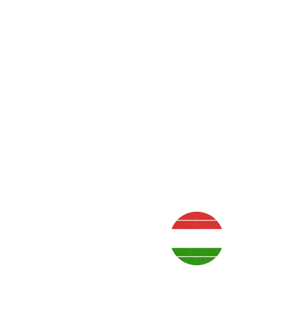 made in 1951 retro vintage hungary minta fehér pólón
