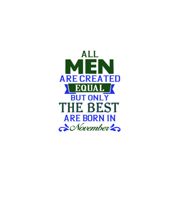 All men created equal....november minta homokszín pólón