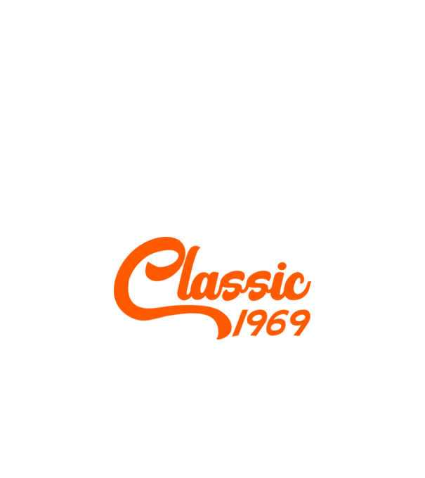 Classic 1969 minta fekete pólón