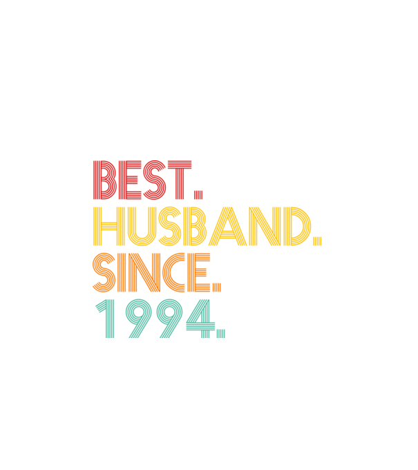 best husband since 1994 retro minta fekete pólón
