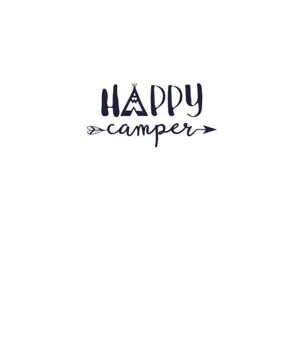 Camper tepee minta fehér pólón