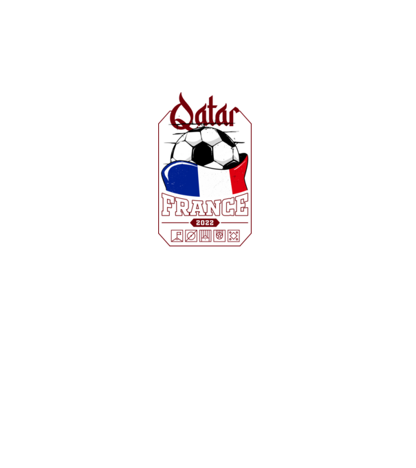 Quatar team france minta fehér pólón