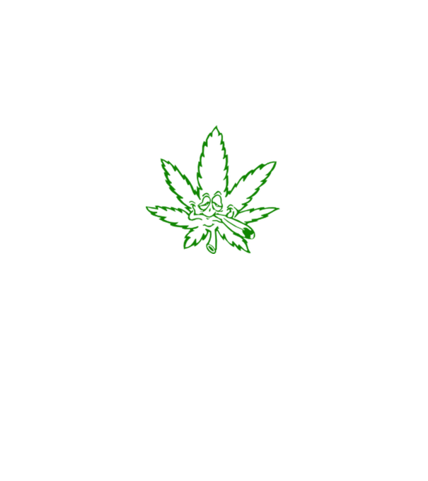 THC minta fekete pólón