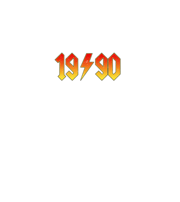 Rock születésnap 1990 MÁJUS minta fekete pólón