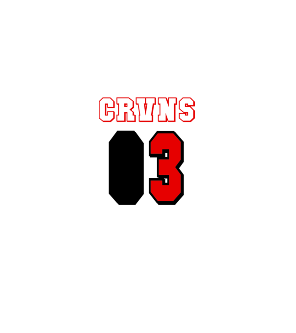 CRVNS03 minta fehér pólón
