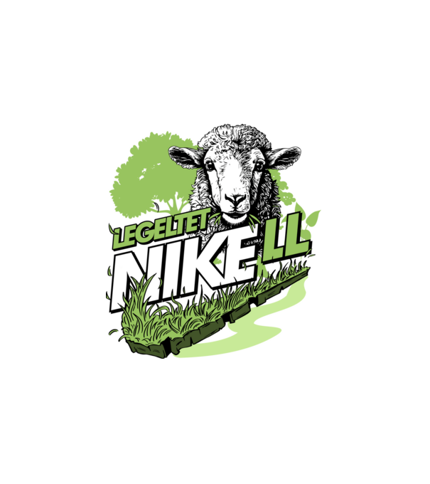 Legeltetnikell minta fehér pólón