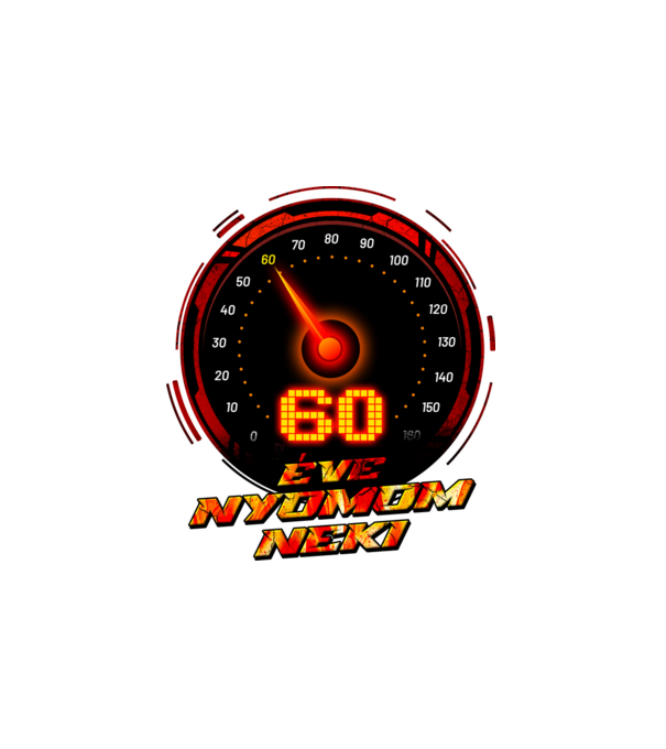 Nyomom neki 60 éve minta fehér pólón