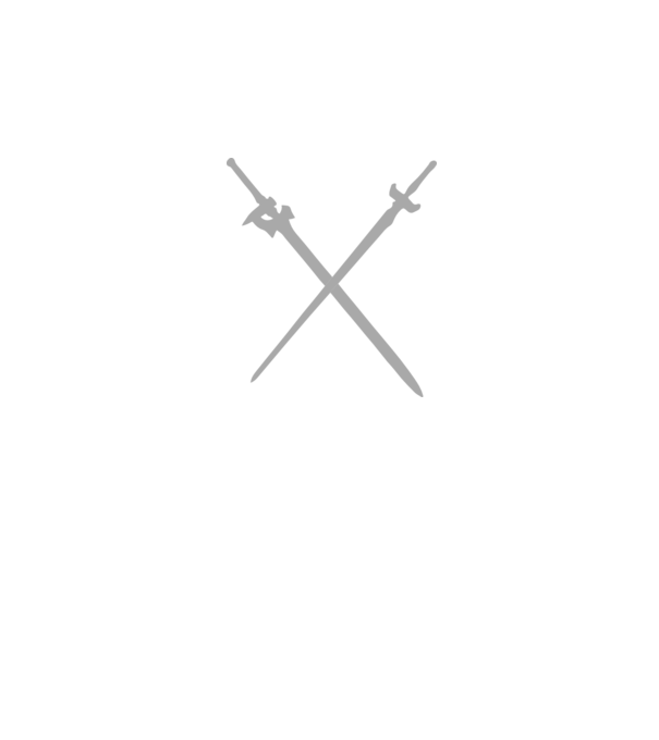 Crossed Swords minta fekete pólón