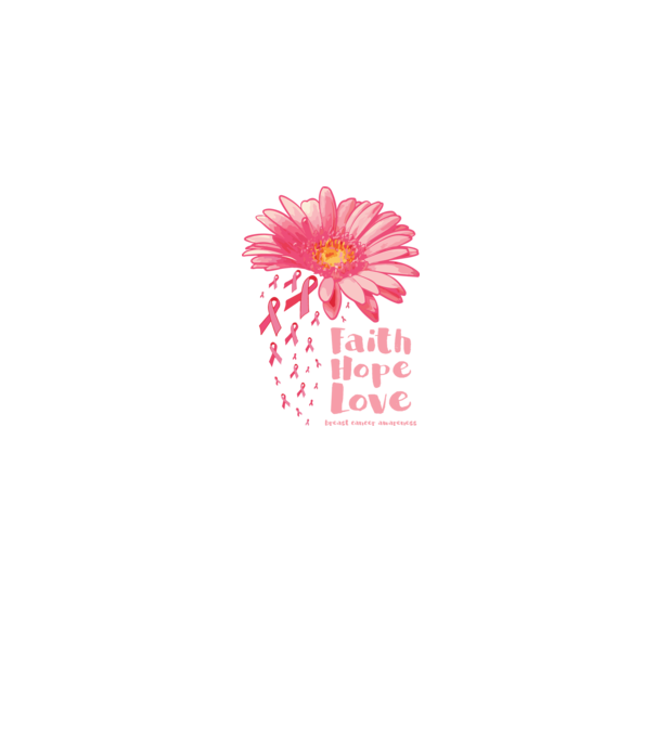 Gerbera faith hope love minta farmerkék pólón