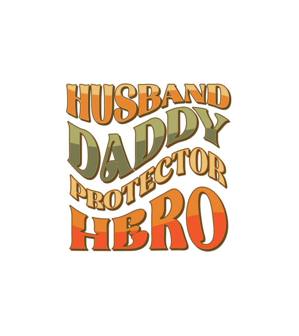 Husband daddy text minta fehér pólón