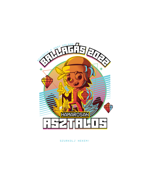 Arcade Jövőbeli szakmás asztalos minta fehér pólón