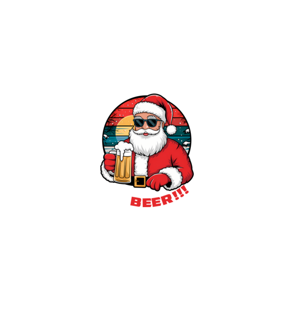 Ho Ho Hold My Beer karácsonyi fekete pólóra angol minta fekete pólón