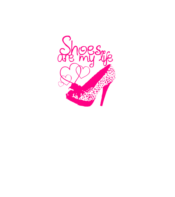 shoes are my life minta fehér pólón