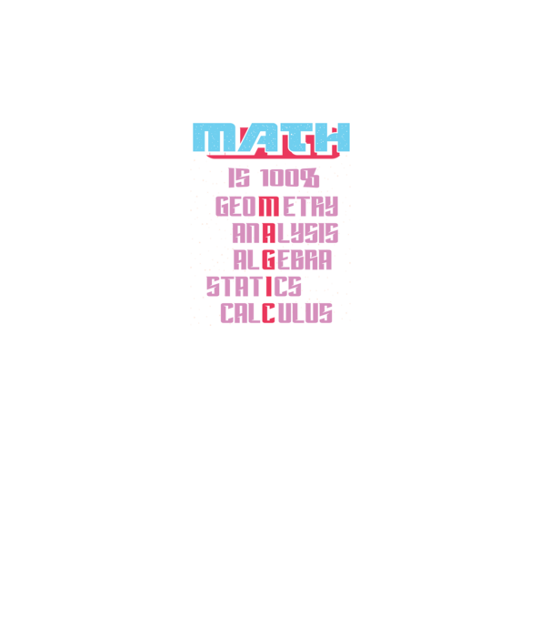 Math magic retro minta türkiz pólón