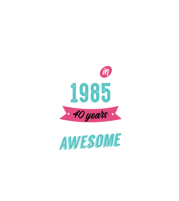 Made in 1985 minta fekete pólón