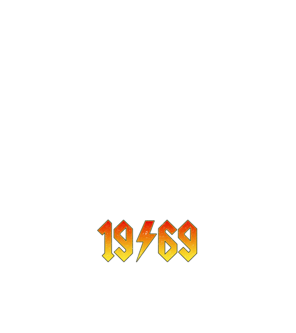 Rock születésnap 1969 November minta sötétkék pólón