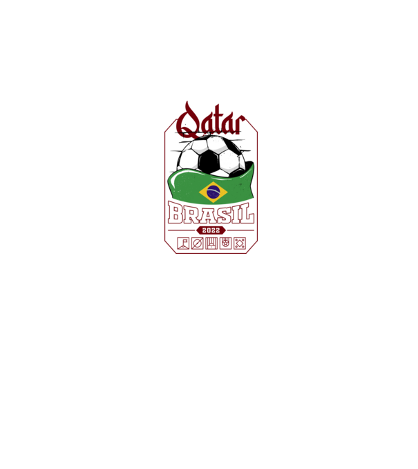 Quatar team brasil minta fehér pólón
