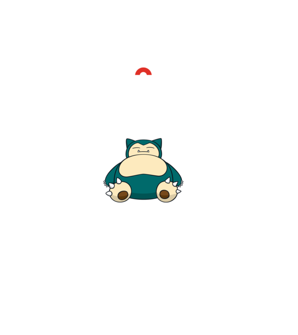 Keep Calm Snorlax minta fekete pólón