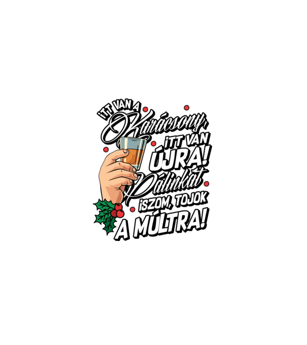 Tojok a múltra minta szürke pólón