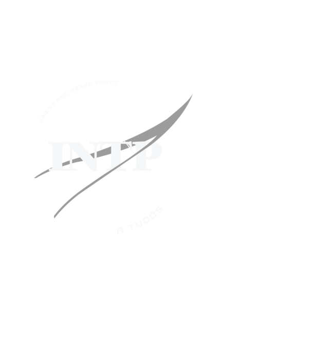 16 Személyiségtipus NASA INTP A TUDÓS minta fekete pólón