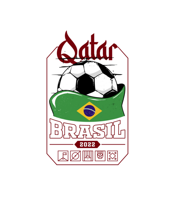 Quatar team brasil minta fehér pólón