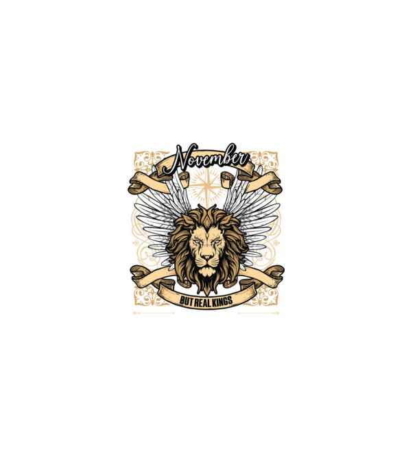 KINGS ARE BORN 1965 - NOVEMBER minta fehér pólón