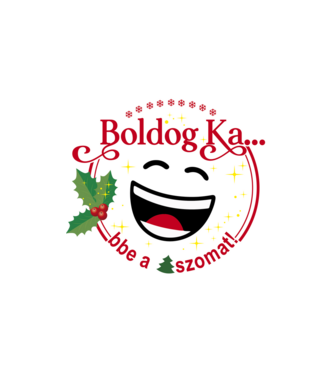 Boldog kabbe  minta homokszín pólón
