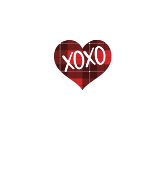XOXO minta szürke pólón