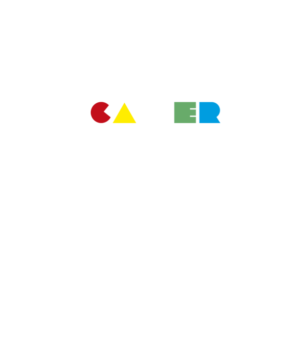 GAMER minta sötétkék pólón